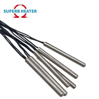 Tube chauffant électrique Double Semi-circulaire 24V 44V 48V 25W 30W avec élément chauffant fissuré pour équipement à semi-conducteurs et à puces