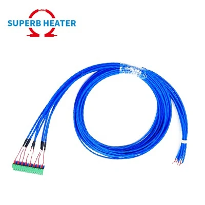 Thermocouple multi-canaux à 8 canaux personnalisés de type K PT100 Capteurs de température pour thermomètres pour les thermomètres
