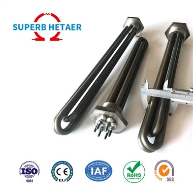thermoplongeur tubulaire industriel 3kw pour le chauffage au mazout de l'eau
