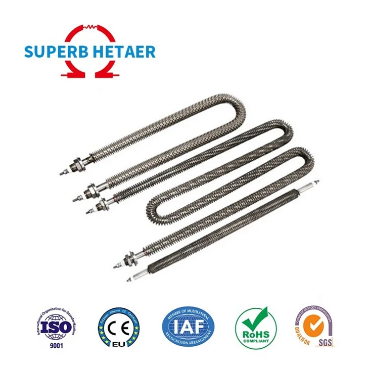 Industrial Oven Electric Fin Heating Element Finned Tubular Heater