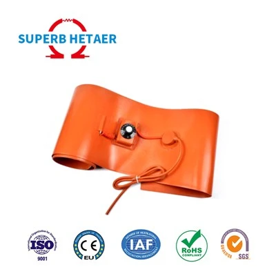 Coussin chauffant électrique Flexible en caoutchouc de Silicone, pour imprimante 3D à tambour