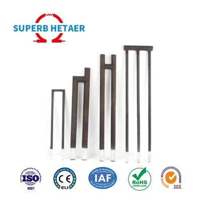 Éléments chauffants Rod SiC pour laboratoire et four industriel