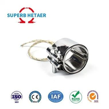 Réchauffeur de baril de mica d'acier inoxydable