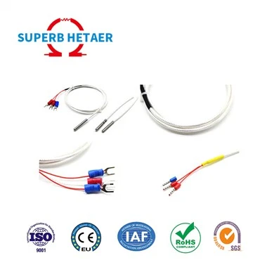Capteur de température Résistance thermique Thermocouple Type K Sonde PT100