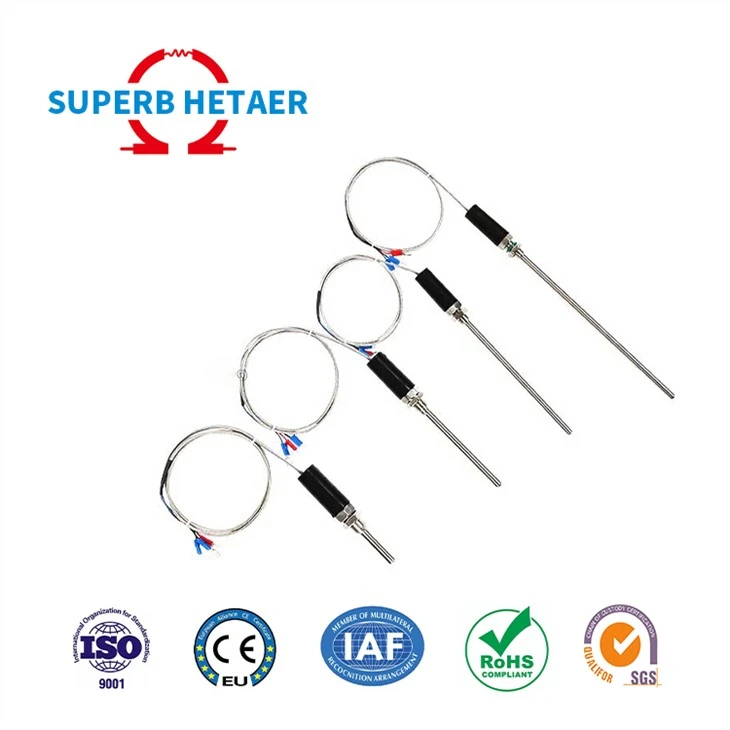 WRNT-03 Thermocouple de capteur de température à sonde de type PT100